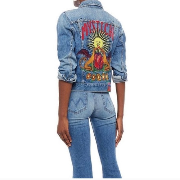 MOTHER Jackets & Blazers - NWOT Mother denim jacket. The pocket bruiser Good Luck. Size S